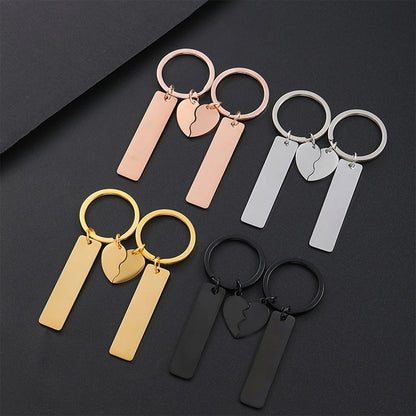 Personalized Engraved Stainless Keychain