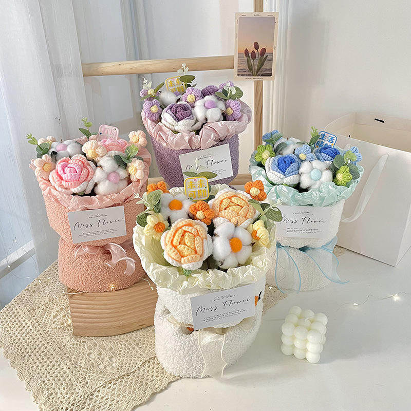 Wool Flower Bouquet Bundle