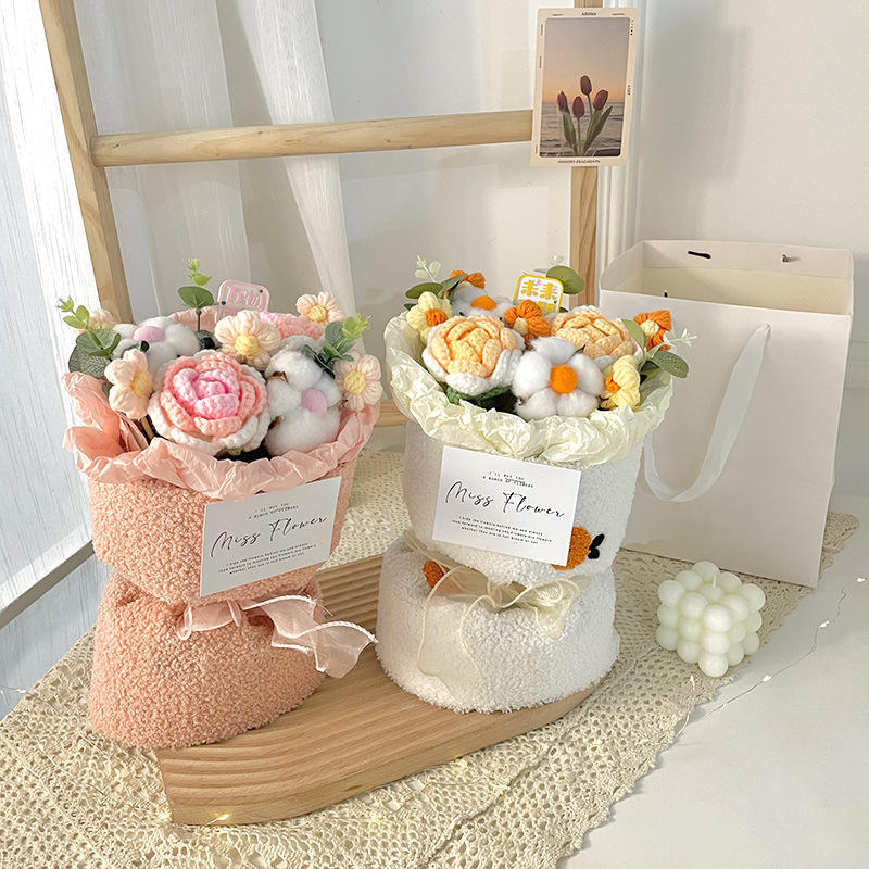 Wool Flower Bouquet Bundle