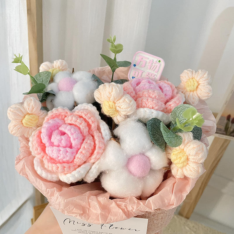 Wool Flower Bouquet Bundle