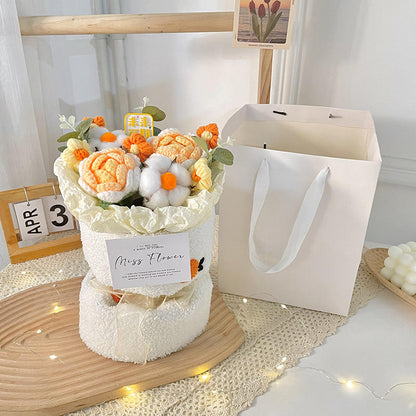 Wool Flower Bouquet Bundle