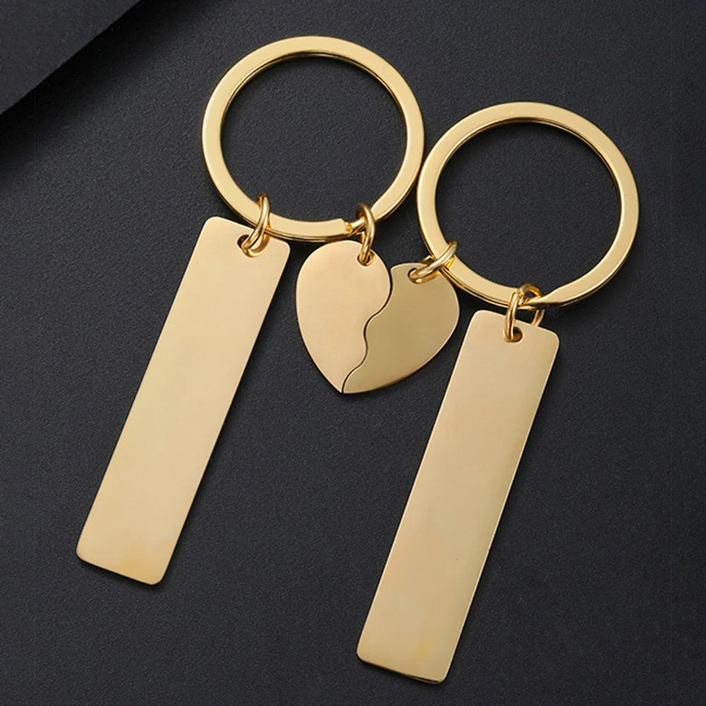 Personalized Engraved Stainless Keychain