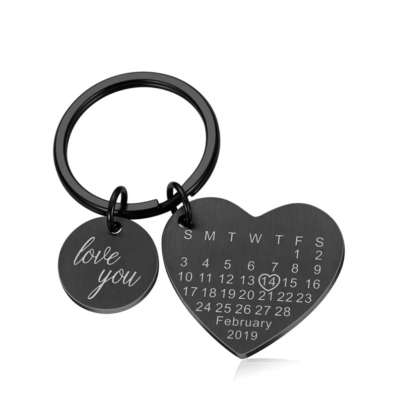 Personalized Engraved Stainless Keychain