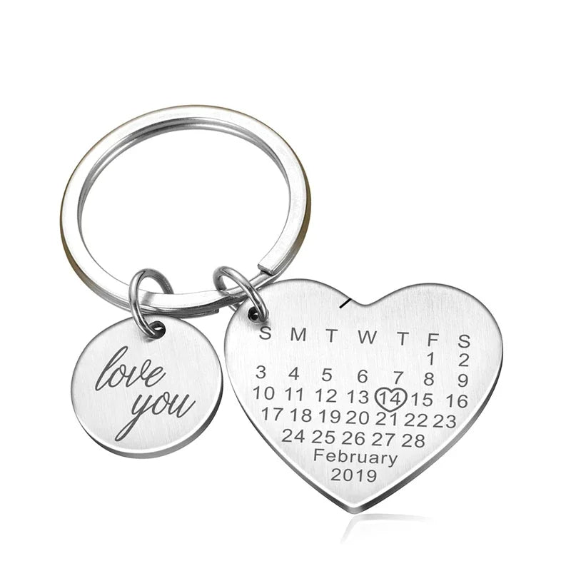 Personalized Engraved Stainless Keychain