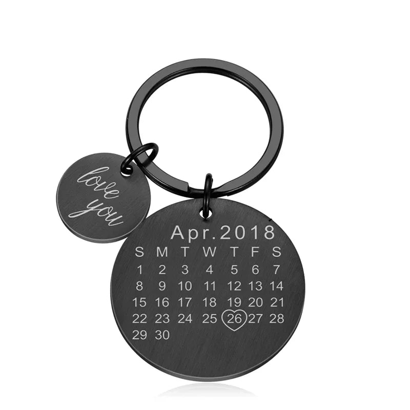 Personalized Engraved Stainless Keychain