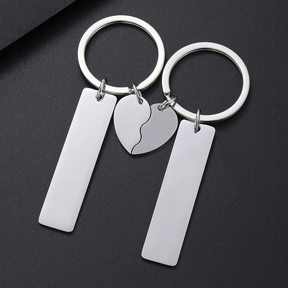 Personalized Engraved Stainless Keychain