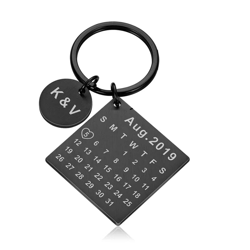 Personalized Engraved Stainless Keychain