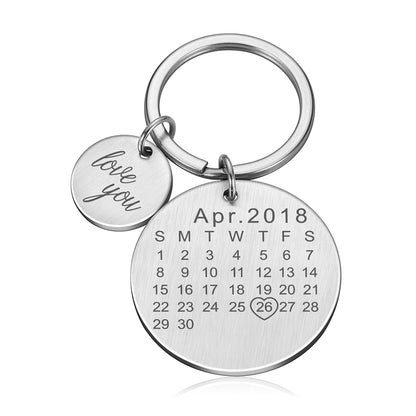 Personalized Engraved Stainless Keychain