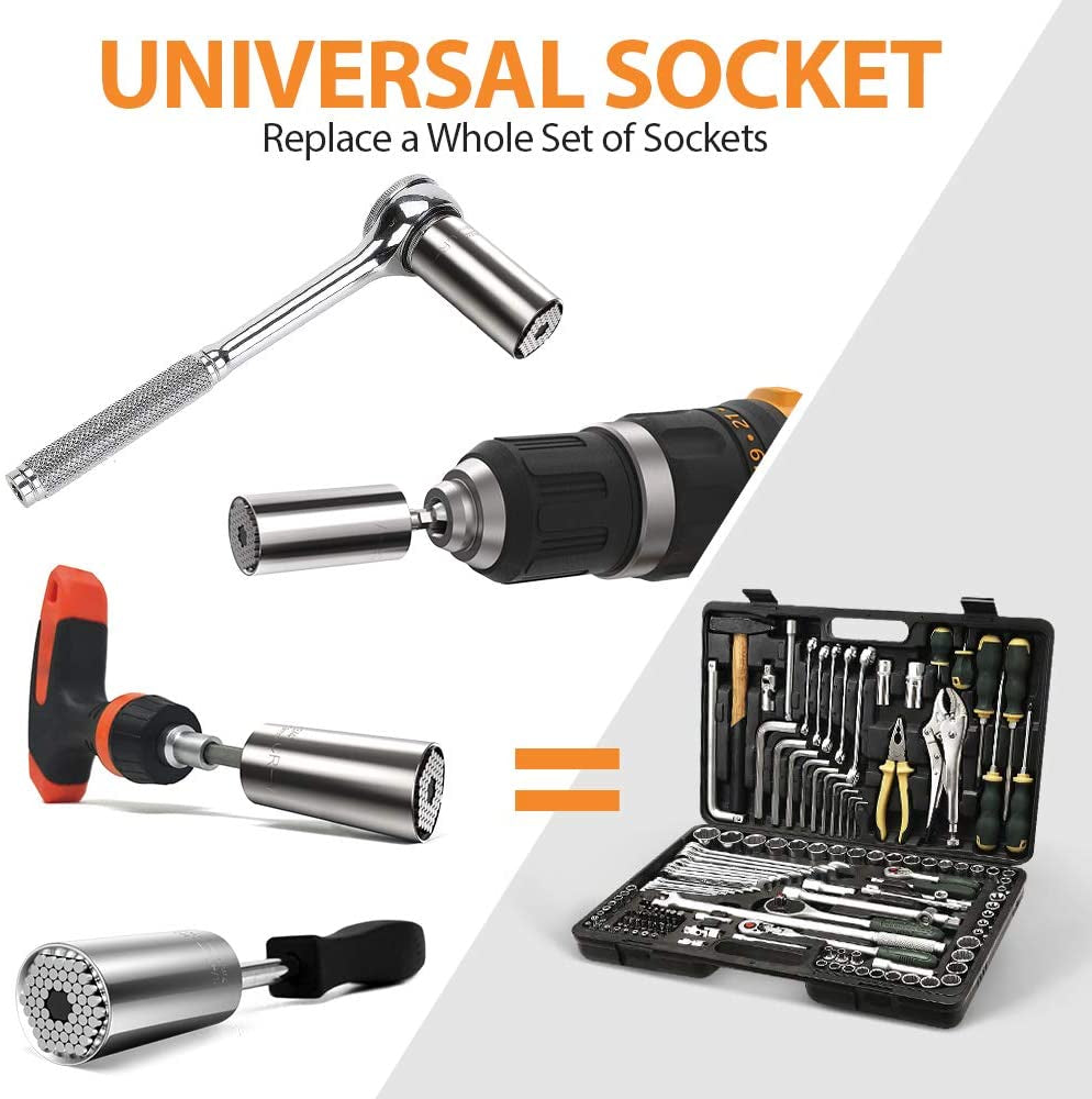 Universal Socket 1/4” (7-19mm)